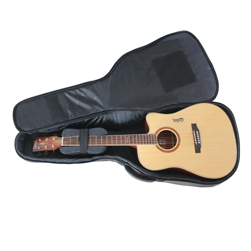 600D Oxford 40/41 Inch Guitar Case Waterproof Acoustic Folk Guitar Gig Bag Customize Factory Wholesale Bass Bags