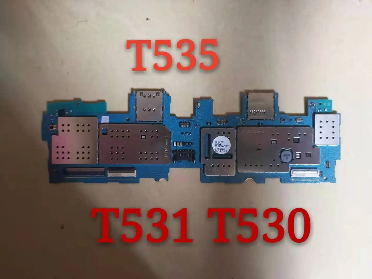 100% Good For Samsung Galaxy Tab 4 10.1 T530 WIFI T535 T535 T537V 4G Motherboard SM-T530 Full Chips mainboard