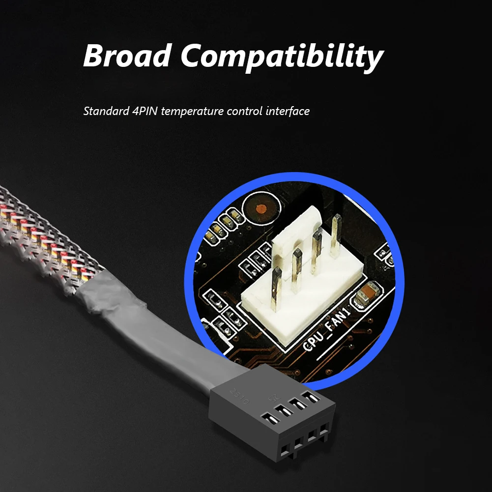 33,5 см от 1 до 5 4-контактный ШИМ-вентилятор, разделитель, адаптер, кулер ЦП, чехол для ПК, вентилятор охлаждения шасси, Удлинительный кабель питания