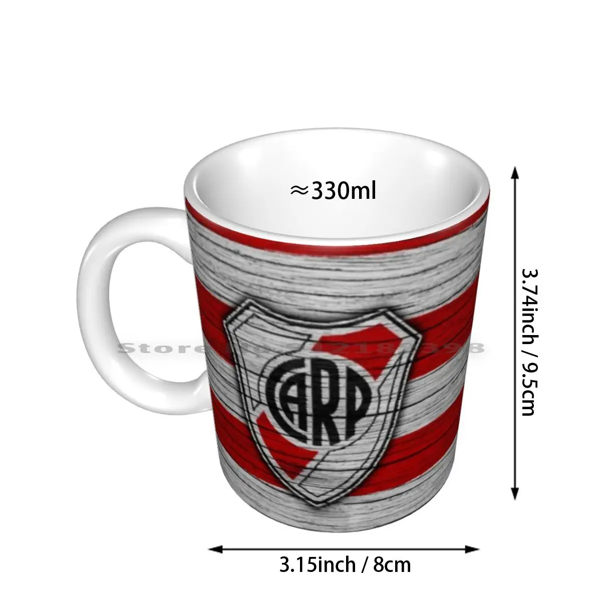 Ca River Plate Ceramic Mugs Coffee Cups Milk Tea Mug Ca River Plate Ca River Plate Soccer Football Game Match League Argentinia