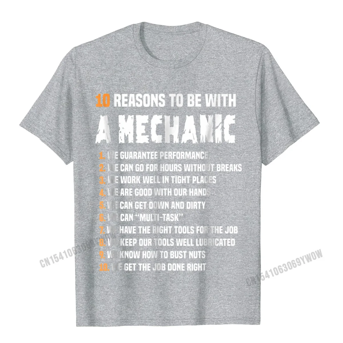 10 Reasons To Be With A Mechanic T-Shirt For Men Funny Camisas Men Print Tops & Tees For Men Cotton Top T-Shirts Leisure Hip Hop