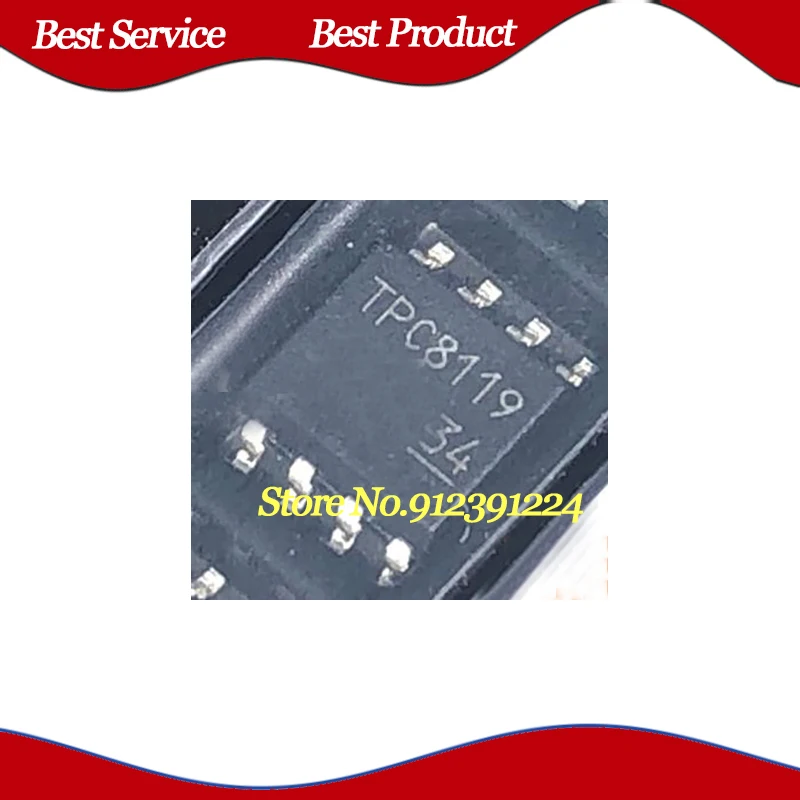 10 Pcs TPC8119 SOP8 New and Original In Stock