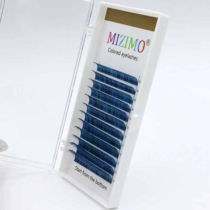 MIZIMO New Color Grafting Eyelash 8-13mm Mixed Multi-color Mixed Makeup Eyelash Extension Tool