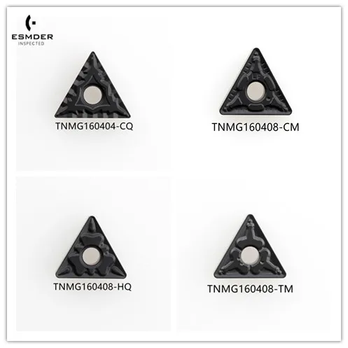 10PCS TNMG160404 TNMG160408 TNMG160412 TM CQ HQ PM EP9135 Carbide Insert CNC Lathe External Turning Tool Cutter Blade For Steel