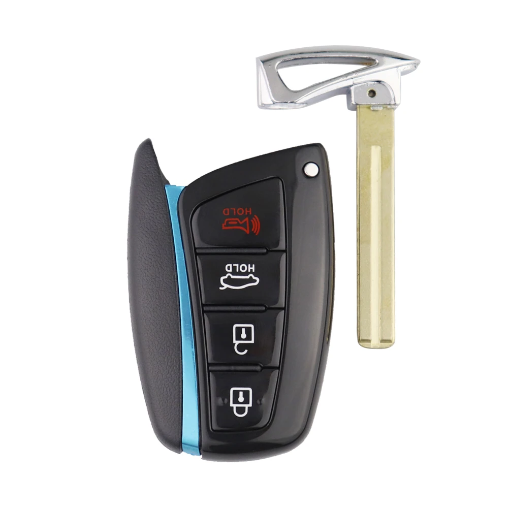 YIQIXIN sostituzione Auto Key Shell 4 pulsanti per Hyundai Genesis 2013-2015 Santa Azera Fe Equus telecomando parti Smart HY22