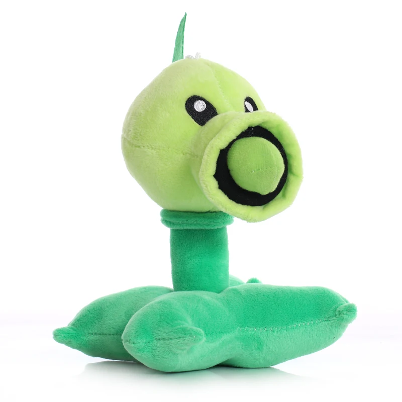 18cm Plants vs Zombies Peashooter Plush Toy Doll Cute Snow Pea Threepeater Plush Soft Stuffed Toys Gifts for Children Kids