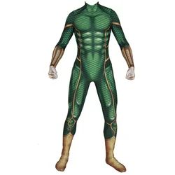 Green Halloween costumes Cosplay Costume Spandex Cosplay Costumes Green Hot Sale Zentai Bodysuit Jumpsuit