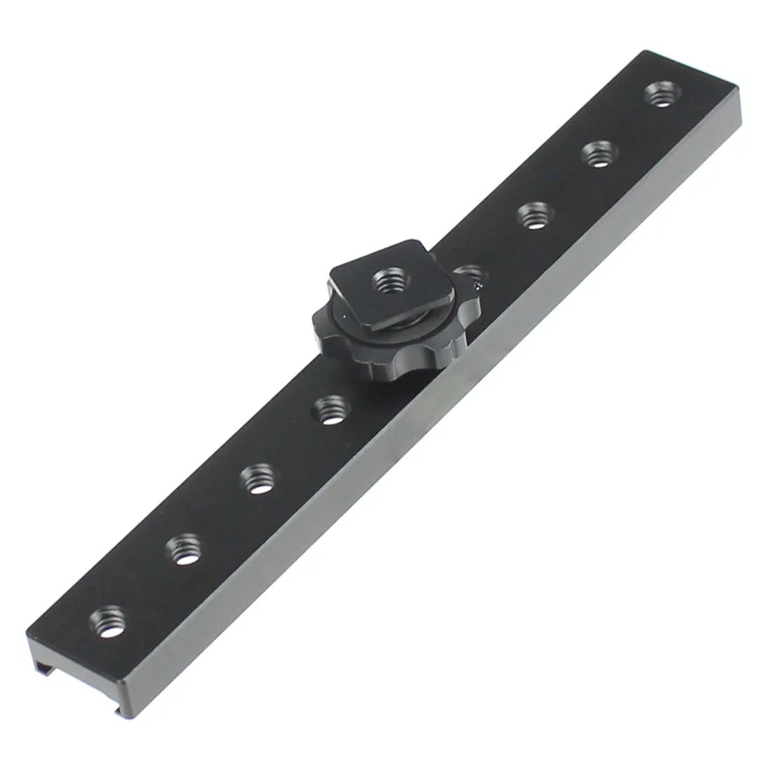 Hot Cold Shoe przedłużenie szyny wspornik 18cm 1/4 "mocowanie śrubowe do lampy błyskowej Speedlite lampa wideo mikrofon do Canon Nikon Sony