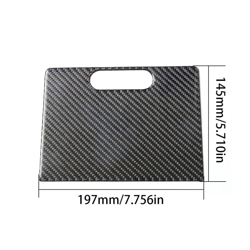 Manual Gear Car Accessories Interior Decoration Carbon Fiber Stickers For Suzuki Grand Vitara 2006-2013 Rear Drain Cup Panel