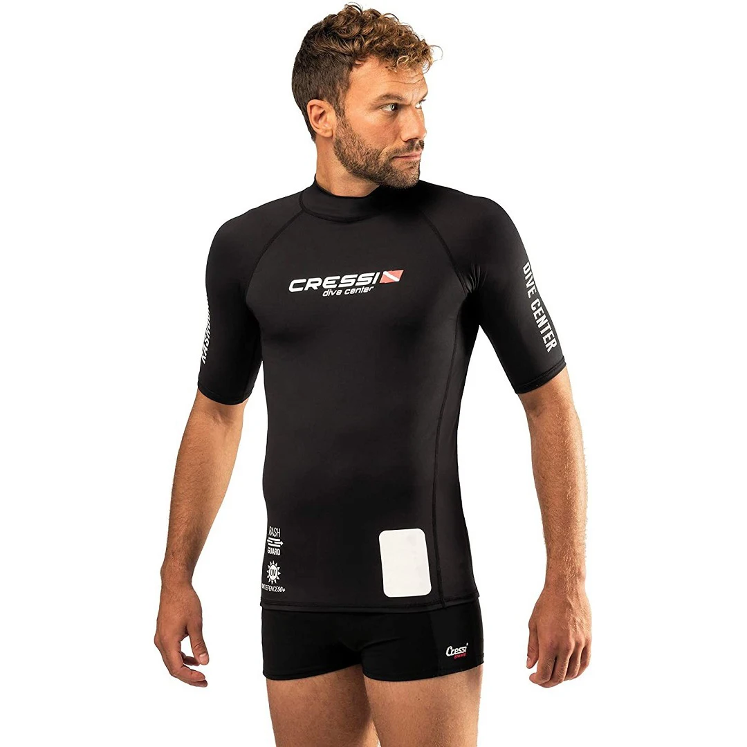 Crersi Rash Guard Man camicia protettiva UV maniche lunghe in tessuto elastico speciale-protezione solare UV (UPF) 50 + Uomo