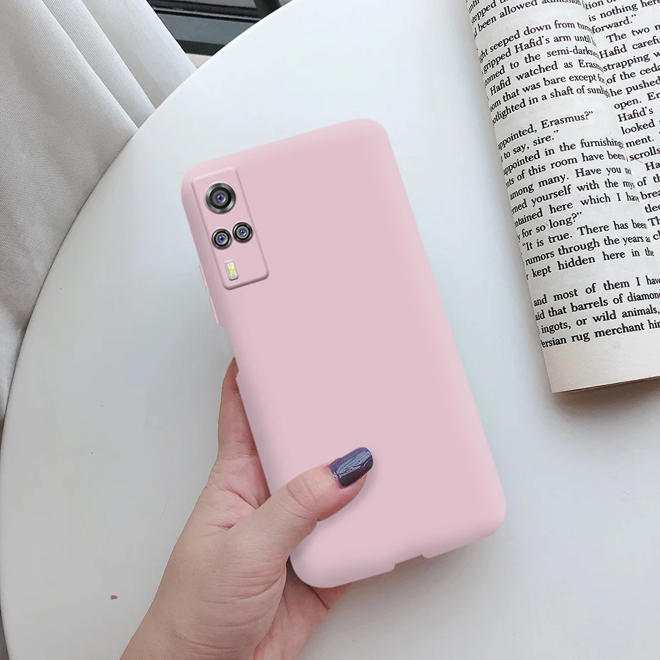 For Vivo Y31 2021 Case V2036 Plain Soft TPU Slim Shockproof Cover for Vivo Y51A Y 51 Y 31 VivoY31 2021 6.58inch Phone Case Funda