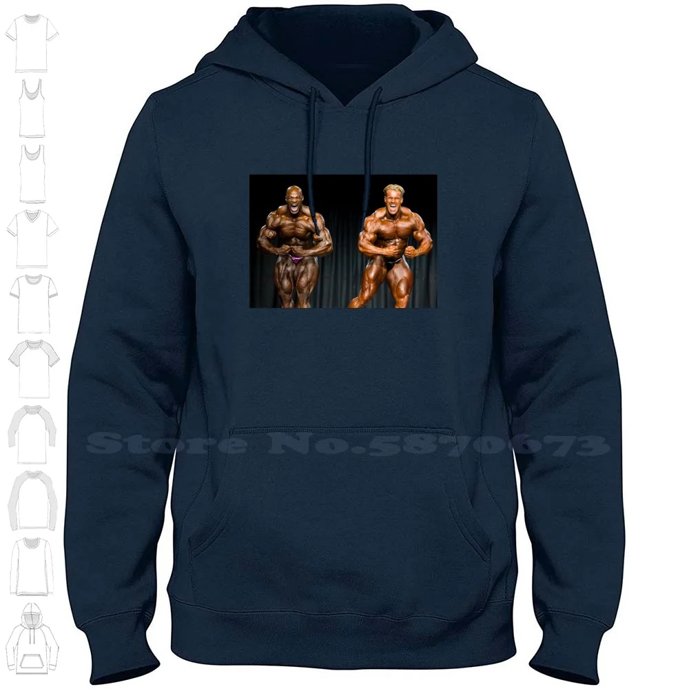 Ronnie Vs Jay Cutler 100% Cotton Hoodie T-Shirt Ronnie Jay Cutler Dorian Yates Competition Sergio Oliva Classic Franco Columbu