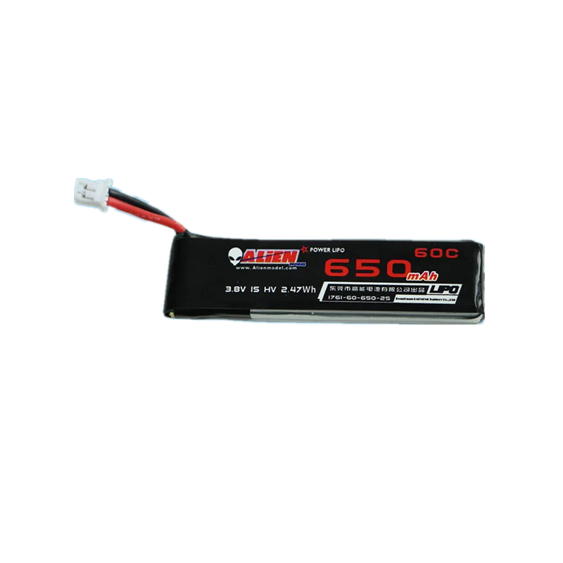 Batteria Lipo HV 4.35V 650mAh 1S 60C 3.8V batteria al litio XT30 PH2.0 connettore per Happymodel Moblite7 FPV Racing Drone Parts