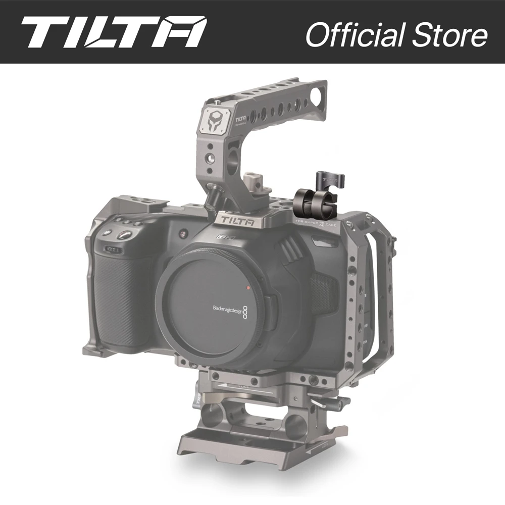 TILTA TA-BSRA-15-G 15mm Bottom Single Rod Holder & Top & Side adapter for Tilta BMPCC 4k 6K for GH5 for SONY A7M4 for Canon 5d