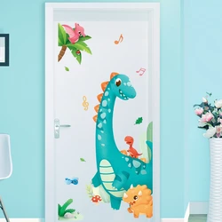 Cartoon Large Dinosaur Vinyl Wall Stickers for Kids Room Decor Removable Wall Decals Children room Nursery Animals Wallpapers