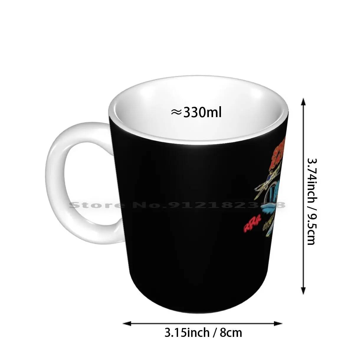 Go Go Ceramic Mugs Coffee Cups Milk Tea Mug Mach 5 Racer X Go Go Motorcycle Racing Race Car Cartoon Vintage Comic Retro Racer