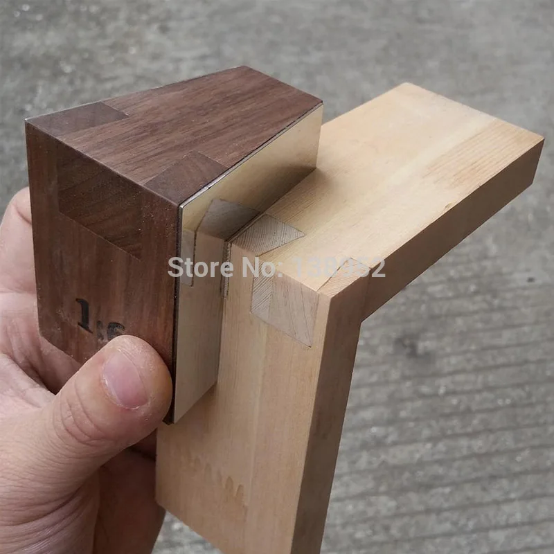 Japanese Black walnut  Dovetail Saw Guide Set 1:4 1:6 1:7 1:8 Joinery Cutting Guide Angle Saw Guide Woodworking Tool Durable