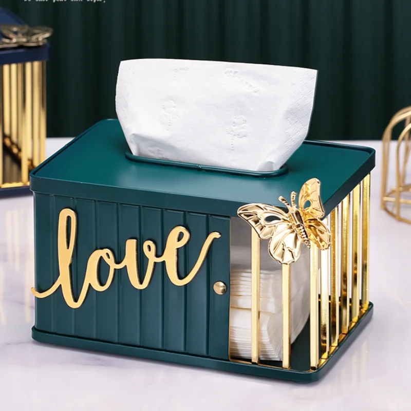 

TT Creative Tissue Box Household Guest Restaurant Simple Modern Bedroom Desktop Tissue Storage Box Nordic Instagram Style