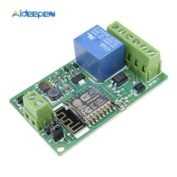 DC 5V-26V ESP8266 ESP-12F Wireless Wifi Relay Module 220V 10A Relay Module ESP12F 802.11b/g/n 2.4GHz 12V 24V