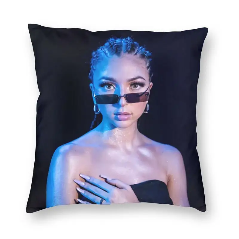 

Eva Queen Singer And Model France Pillowcover Home Decorative Cushion Cover Throw Pillow for Sofa Double-sided Printing