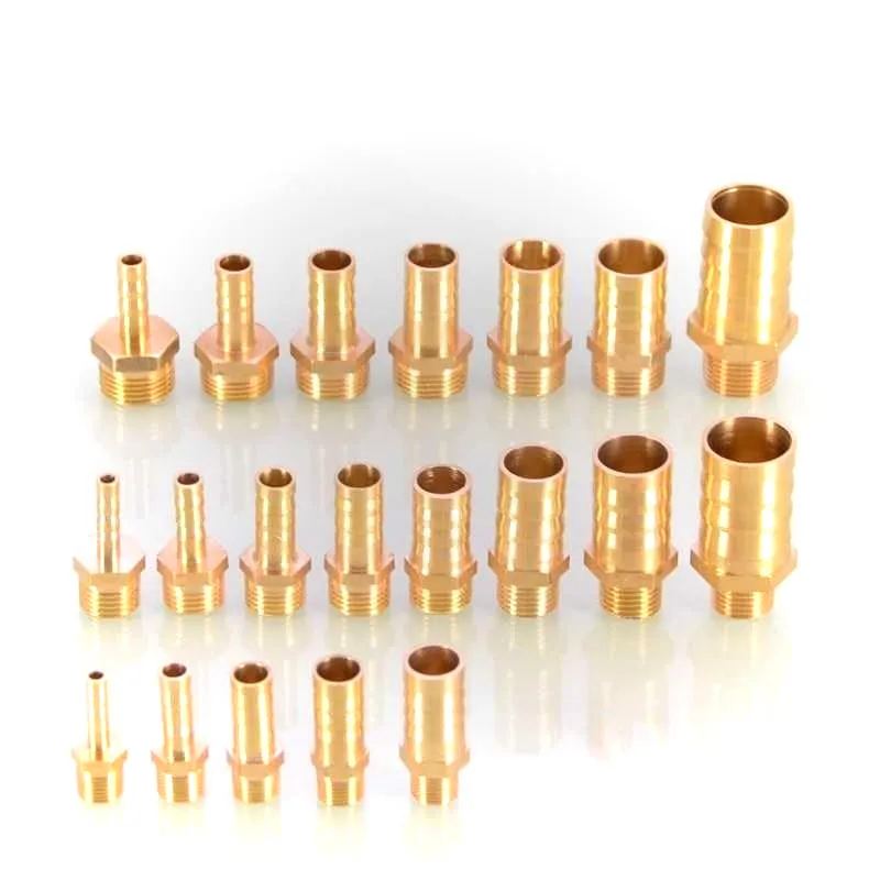 

Brass Pipe Fitting 4mm 6mm 8mm 10mm 12mm 19mm Hose Barb Tail 1/8" 1/4" 1/2" 3/8" BSP Male Connector Joint Copper Coupler Adapter