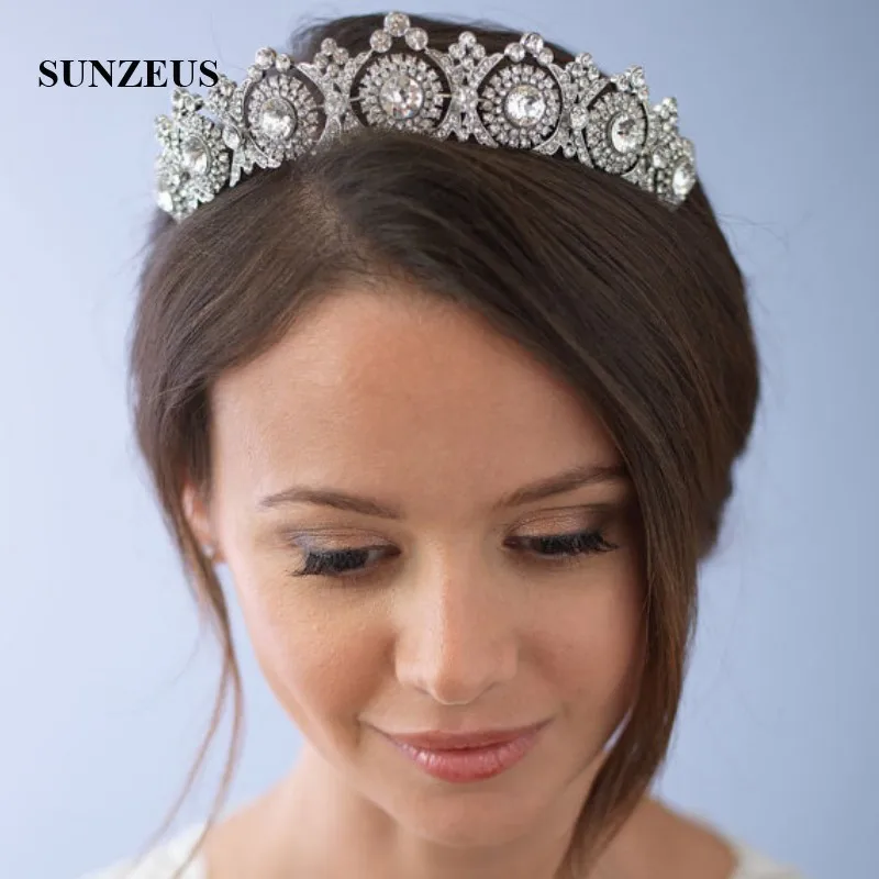 Cristal Bridal Tiaras Princesa Gold Color Headwear 2023 Recém Aniversário Headband Mulheres Coroas De Casamento Novia Accesorios