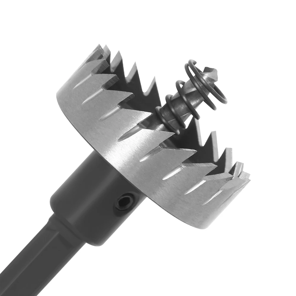 7Sizes HSS Drill Bit High Speed Steel Carbide Tip Hole Saw Tooth Cutter Metal Drilling Woodwork Cutting Carpentry Crowns
