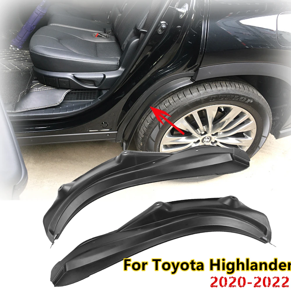 ABS Fender Flare Kit Wheel Arch Cover Trim Fit For Toyota Highlander 2021-2022