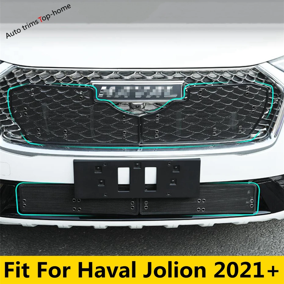 

Fit For Haval Jolion 2021 2022 Front Grille Insect Screening Mesh Insert Net Protection Cover Kit Trim Exterior Accessories