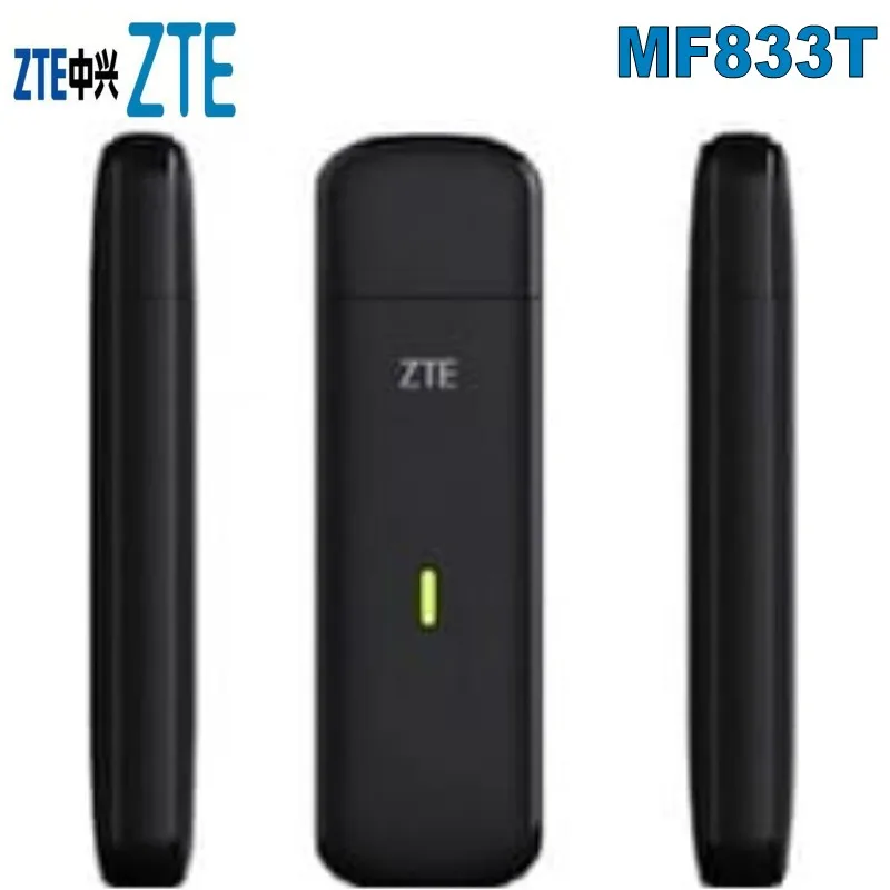 Original Unlocked ZTE MF833T 4G LTE-FDD B1/B2/B4/B5/B28/B7MHz & LTE TDD: B40(B38 or B41) dongle