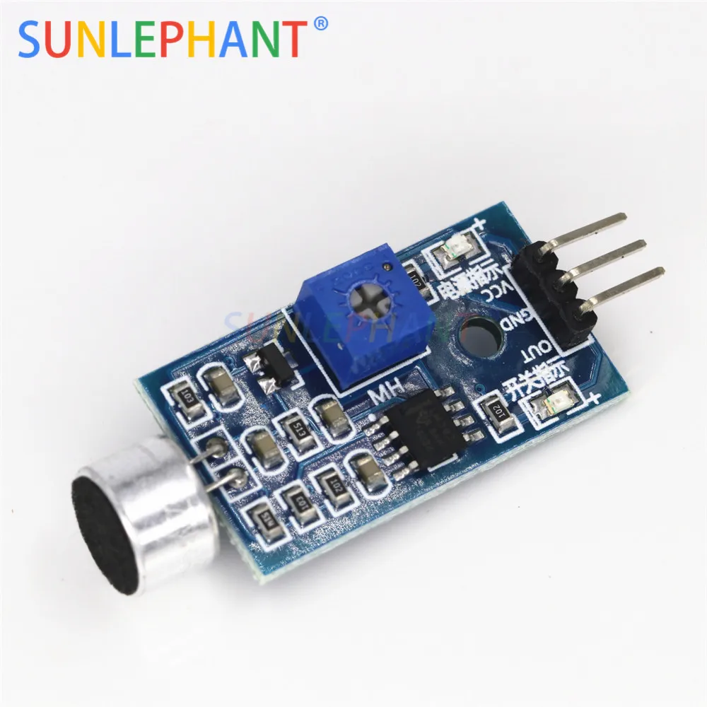 3pin Voice Sound Detection Sensor Module Intelligent Smart Vehicle Robot Helicopter Airplane Aeroplane Car for DIY KIT