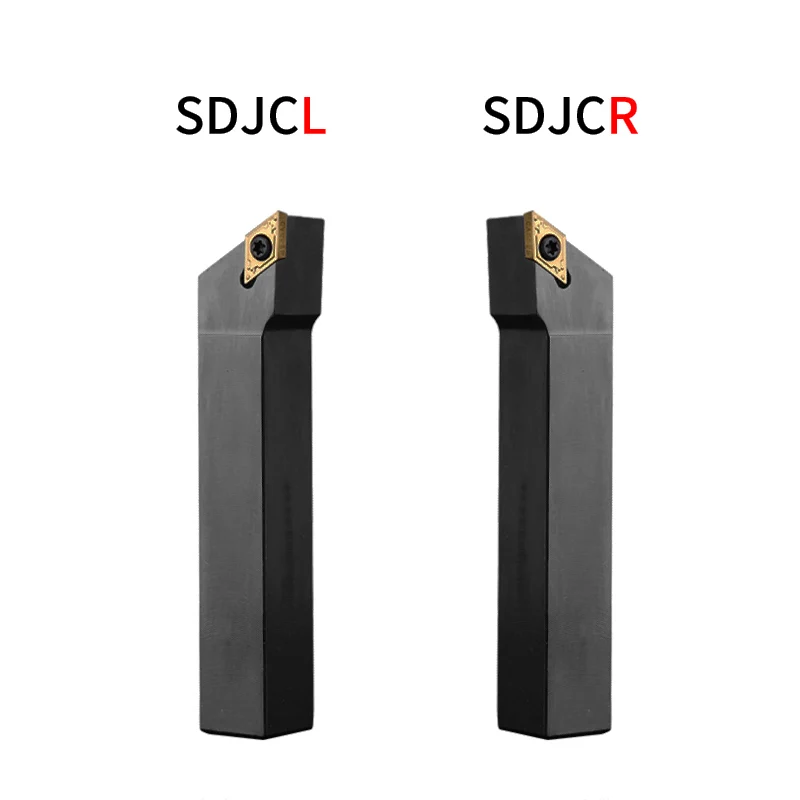 1 adet SDJCR12112H11 SDJCR1616H11 sdj2020k11 dış torna takım tutucu DCMT11 karbür uçlar torna Bar kesme alet takımı