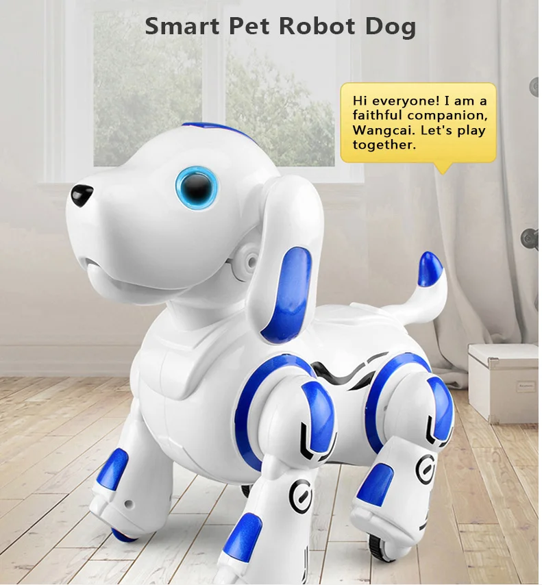 intelligent remote control machine dog Locke second generation touch sensing / remote control programming puzzle remote control