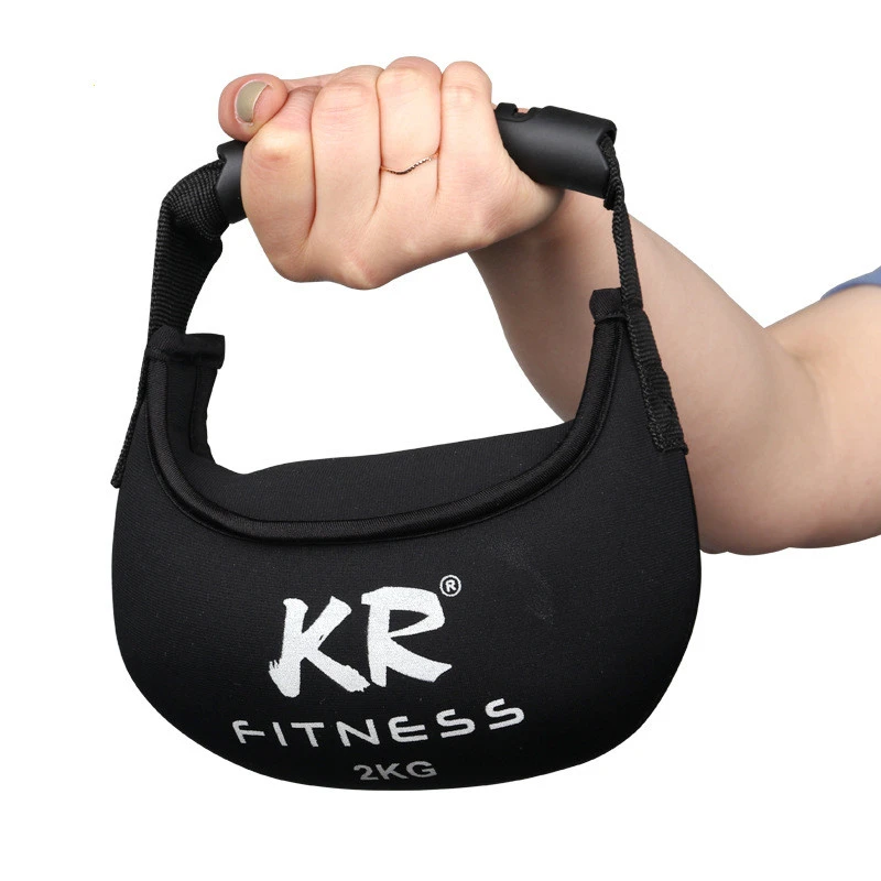 Sand Filling Soft Pot Bell Outdoor Indoor Gym Cloth Kettlebell Bodybuilding Fitness Sport Sliming Load Training Sandbag Dumbbell