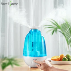 Mini humidificateur d'air ultrasonique 4l, purificateur d'air avec lampe LED, appareil Portable pour le bureau et la maison