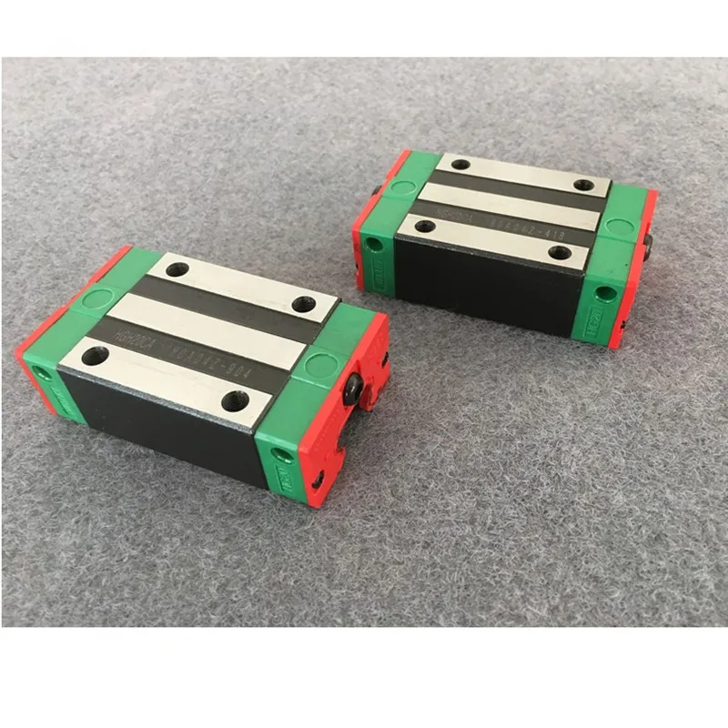 4pcs HGH15CA or HGW15CC HGH20CA HGW20CC HGH25CA linear guide rail block match use hiwin HGR15 HGR20 linear guide for CNC router