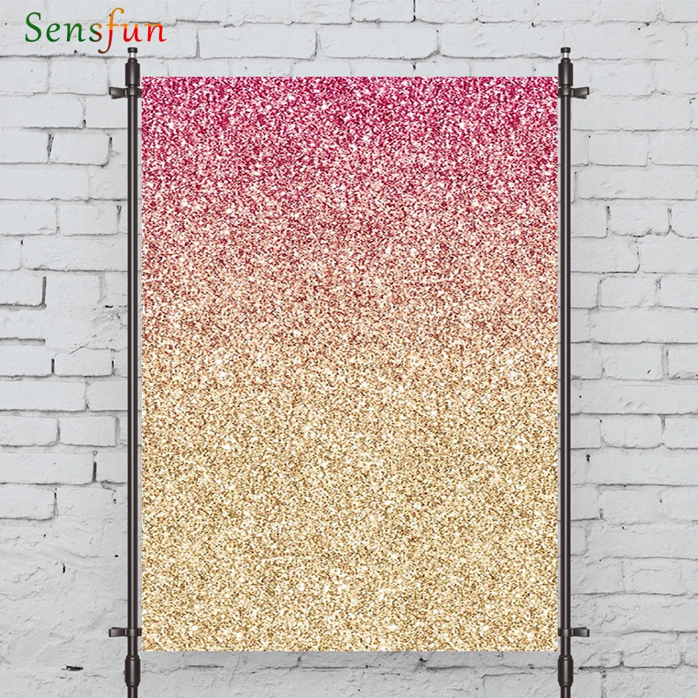 LEVOO Background For Photo Studio Golden Bokeh Christmas Decoration Photocall Photobooth Decor Studio Custom Shoot Prop