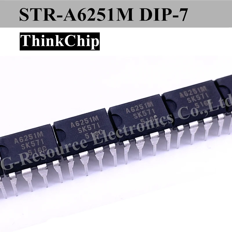(10 قطعة) STR-A6251M A6251 DIP-7 LCD إدارة الطاقة رقاقة