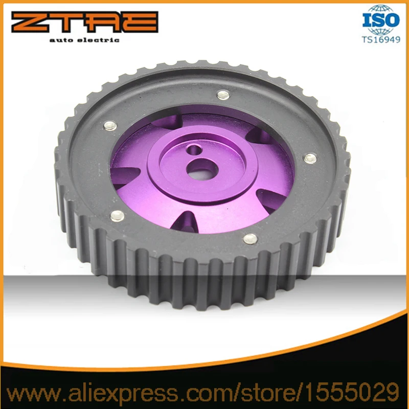 ALUMINUM PURPLE RACING ENGINE CAM GEAR 4G15 1.5L ENGINE MIT MIRAGE/COLT/SUMMIT