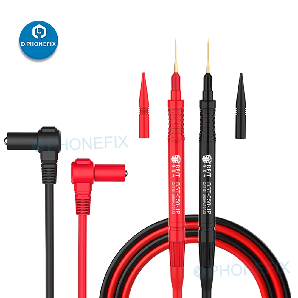 BST-050 فائق الدقة المتعدد التحقيق استبدال الإبر موصلات اختبار مع التمساح كليب لكابل رقمي متعدد ملمس الأسلاك