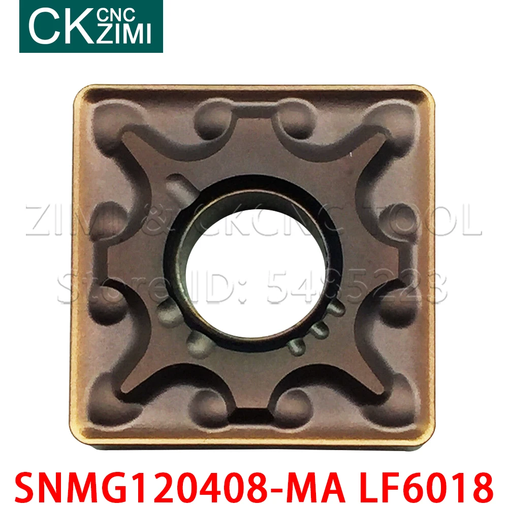 SNMG SNMG120404-MA LF6018 SNMG120408-MA LF6018 Carbide Turning Inserts CNC lathe cutter wood turning tools for stainless steel