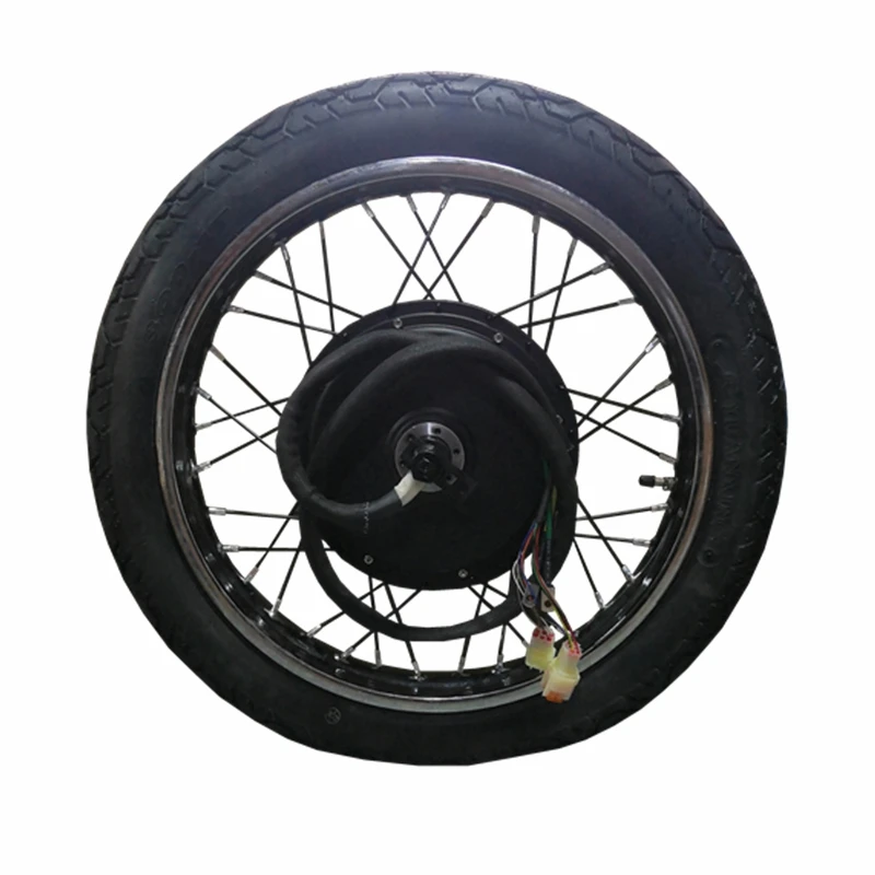 QS205 V3 48-96V 5000W 150mm Ruota motore mozzo bici elettrica con mozzo 110*20mm Ruota anteriore Ruota moto argento