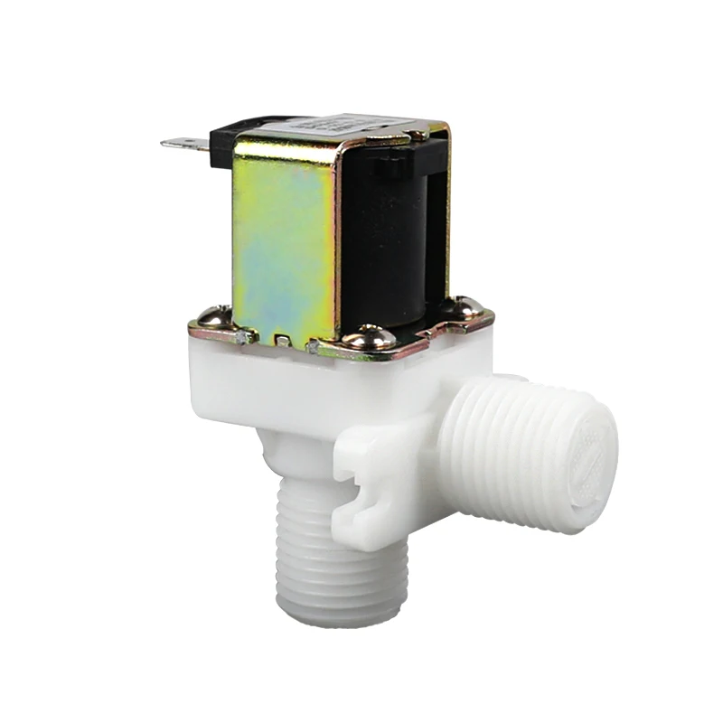 1/2' Kunststoff-Motor-Magnetventil mit hoher Temperaturbeständigkeit 100 ℃ Trinkbrunnen Rechtwinkliges Magnetventil 12V 24V 220V – Detail 2