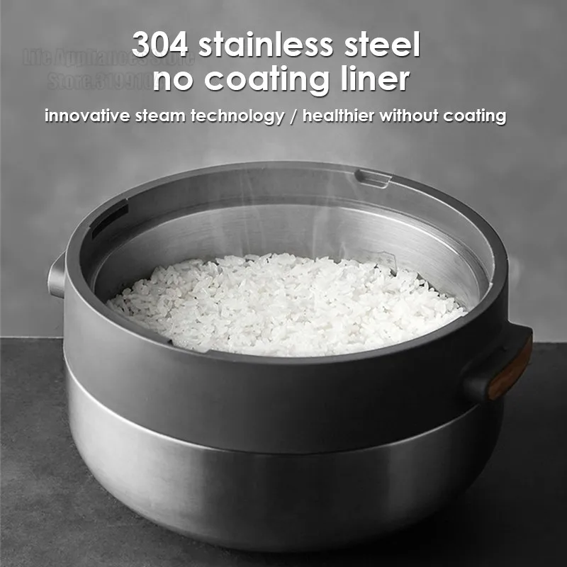 Joyoung 220V البخار وعاء F-S5 متعددة الوظائف جهاز طهي الأرز App التحكم 3L لا طلاء حاوية من الفولاذ المقاوِم للصدأ 24H التعيين