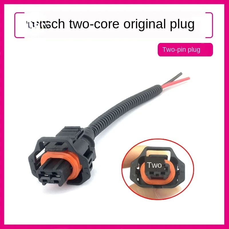 

For Bosch Two-pin Original Plug, Injector Water Temperature Metering Valve Crankshaft Solenoid