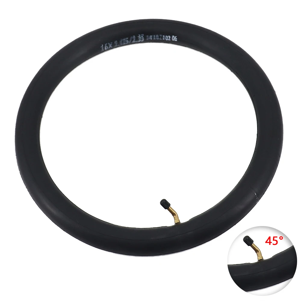 16x2.125 Inner Tube Camera for 16 Inch Unicycle 16*2.125 Inner Tube 45 Degree Nozzle High Quality Rubber