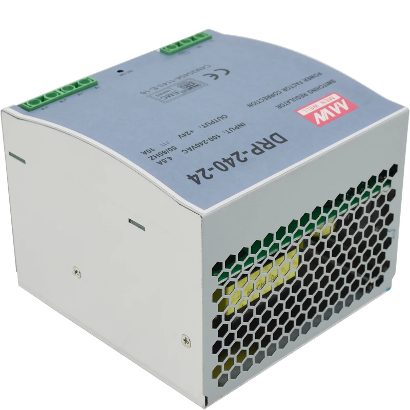 DR-240 5V 12V 24V rail is a switching power supply, easy to install, small space