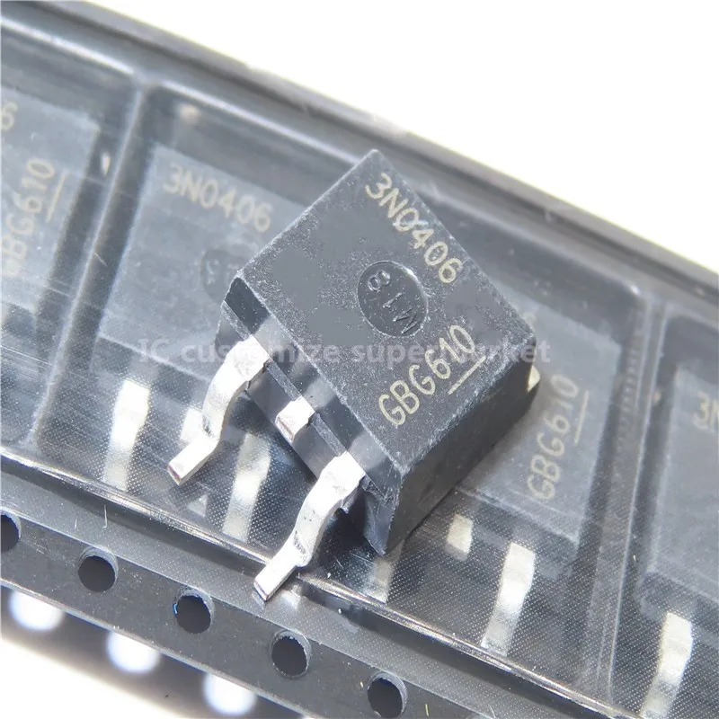 10 sztuk/partia 3N0406 IPB80N04S3-06 TO-263-3 40V 80A SMD trioda