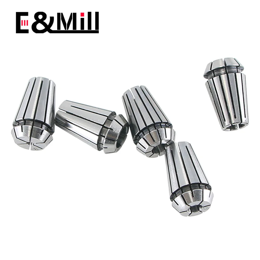 ความแม่นยําสูง 0.003 UP ER20 Collet Chuck 3 ~ 13 มม.ER Spring Collet Chuck สําหรับเครื่องกัด CNC เครื่องแกะสลักเครื่องเครื่องกลึง Mill