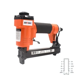 21ga 8016 pneumático ar grampeador nailer fino grampeador arma para móveis nailer gun 6-16mm carpintaria pneumática ar ferramenta de alimentação